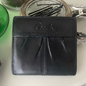 Coach Black Leather Wallet